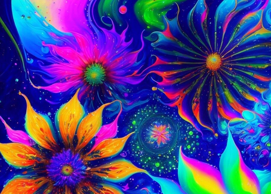 Vizuální vjemy během psychedelického tripu